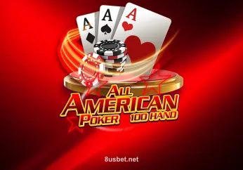 Hình ảnh trò chơi All American Poker 100 Hand tại 8us